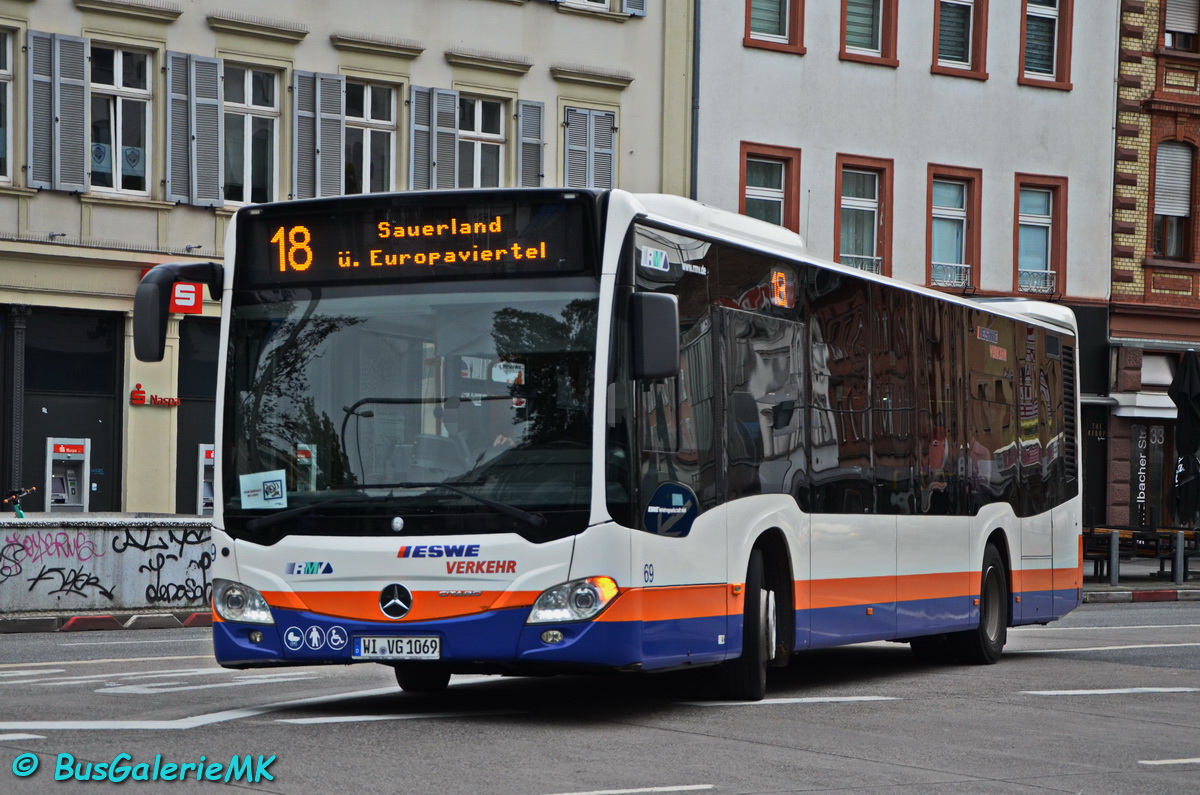 Wiesbaden, Mercedes-Benz Citaro C2 nr. 69