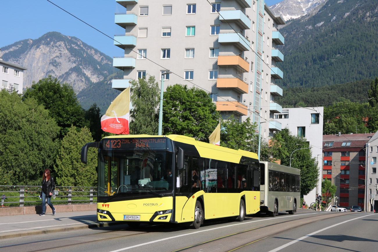 Innsbruck, Solaris Urbino IV 12 # 16034; Innsbruck, Hess APM 5.6-13 # 13202