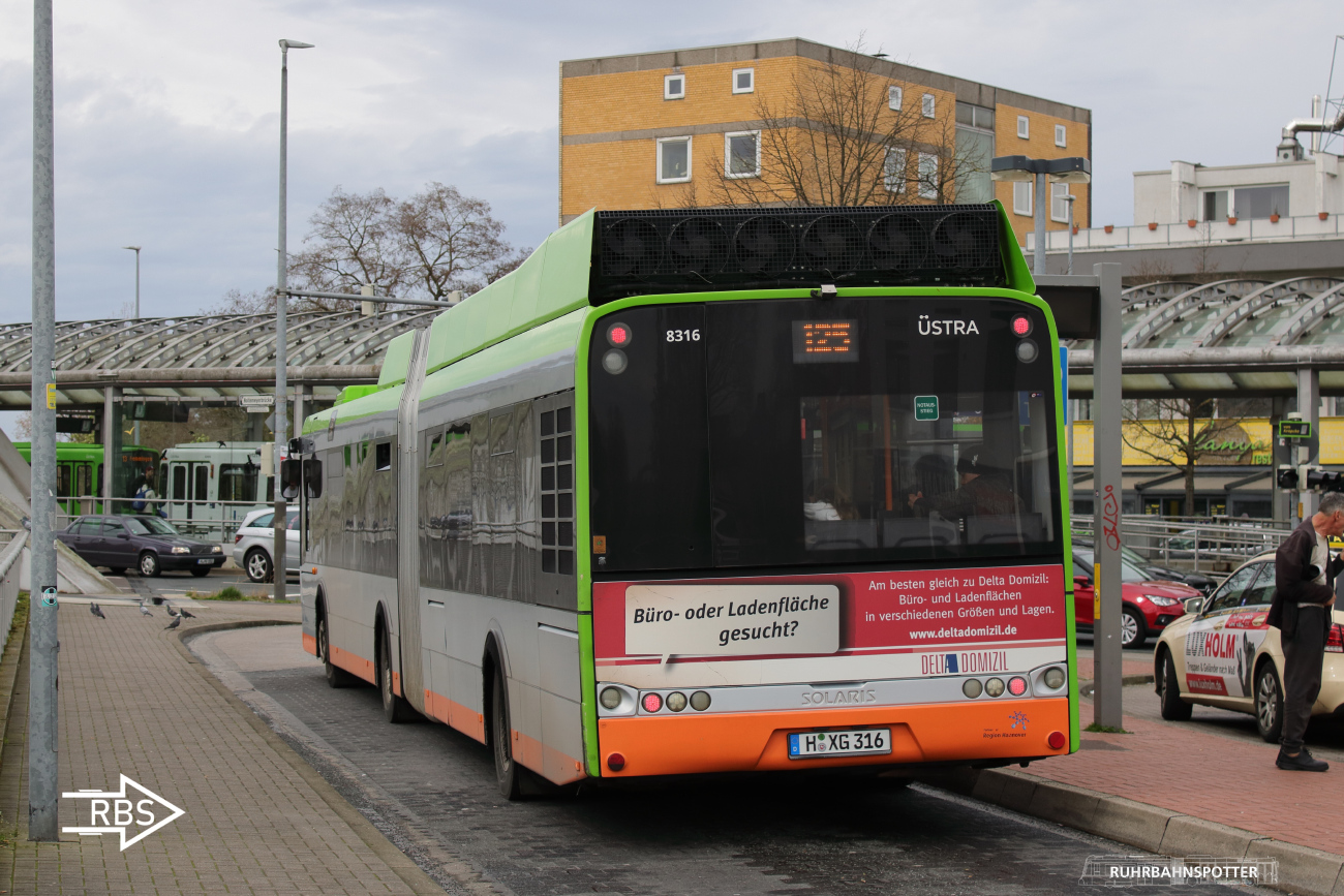 Hannover, Solaris Urbino III 18 Hybrid nr. 8316