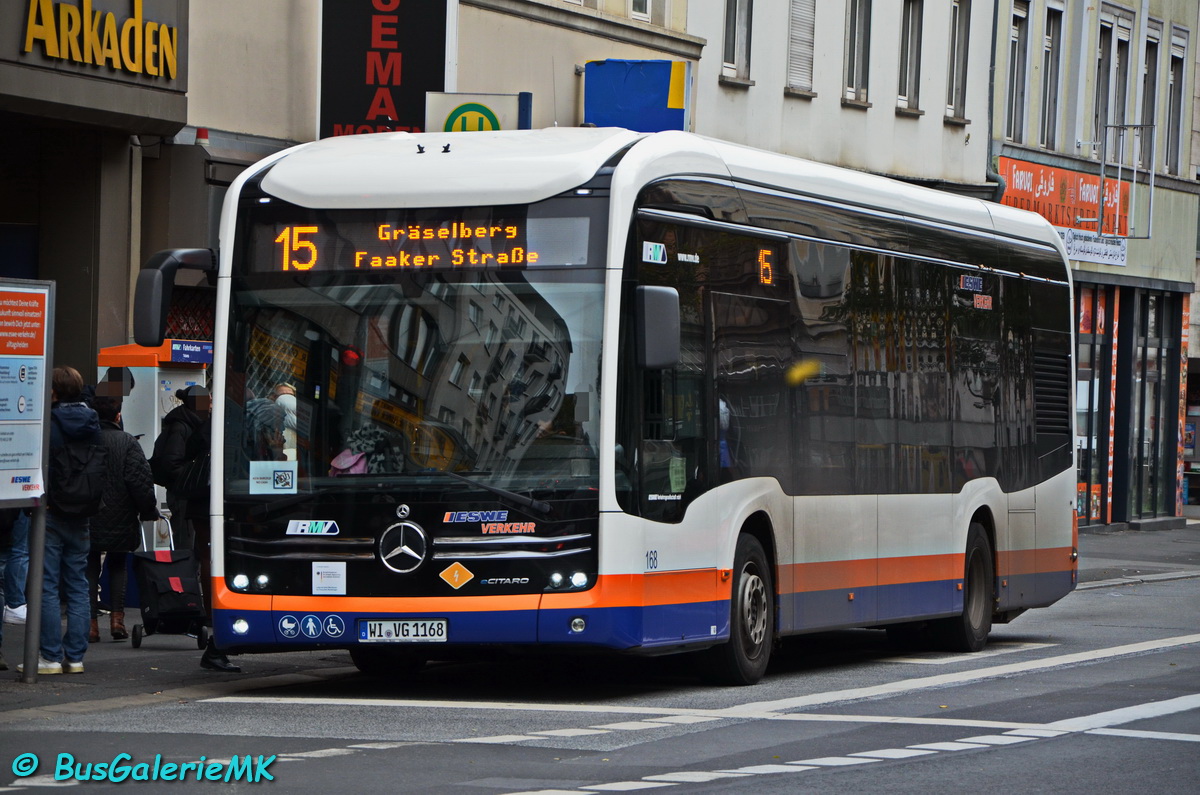 Wiesbaden, Mercedes-Benz eCitaro # 168