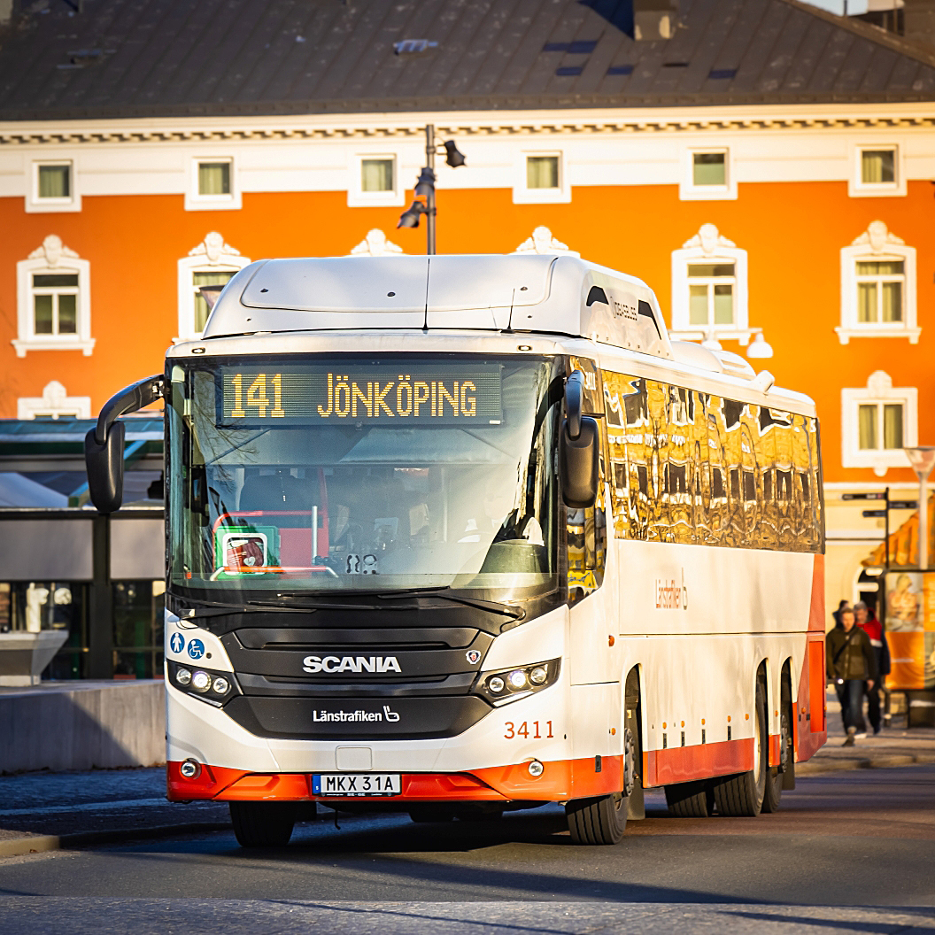 Gothenburg, Scania Interlink LD CNG 14.3 # 3411