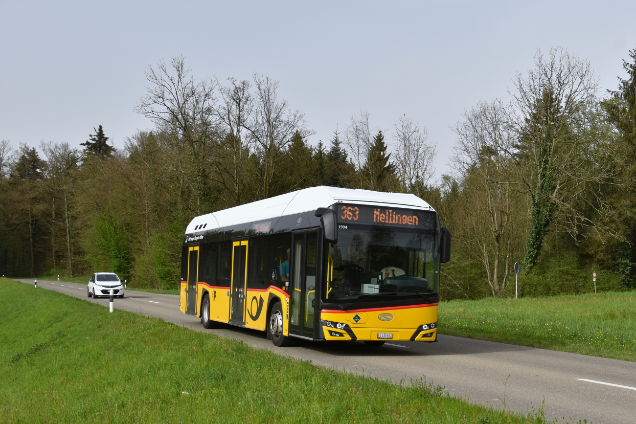 Aarau, Solaris Urbino IV 12 hydrogen # 11994