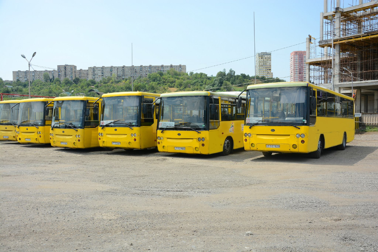 Tbilisi, Bogdan А144.5 # TTC-523; Tbilisi, Bogdan А144.5 # TTC-560; Tbilisi, Bogdan А144.5 # TTC-447; Tbilisi, Bogdan А144.5 # TTC-502; Tbilisi, Bogdan А144.5 # TTC-428; Tbilisi, Bogdan А144.5 # TTC-414