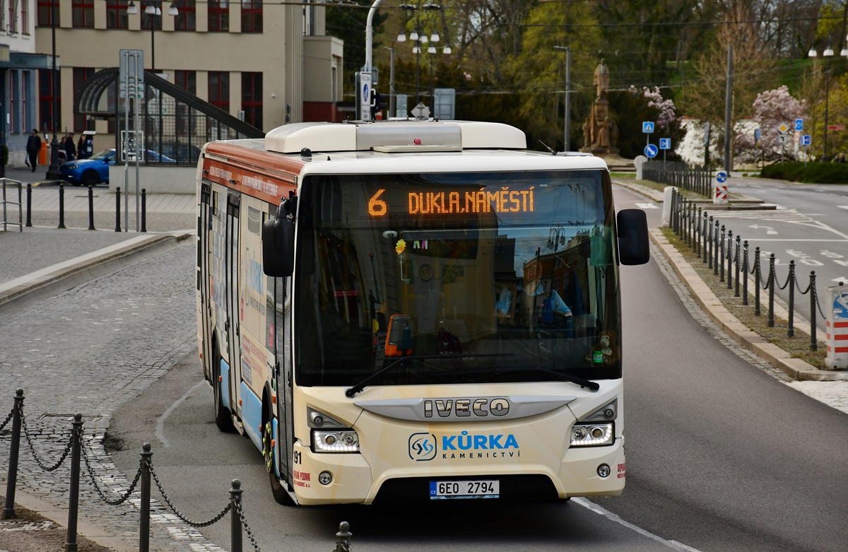 Pardubice, IVECO Urbanway 12M # 191