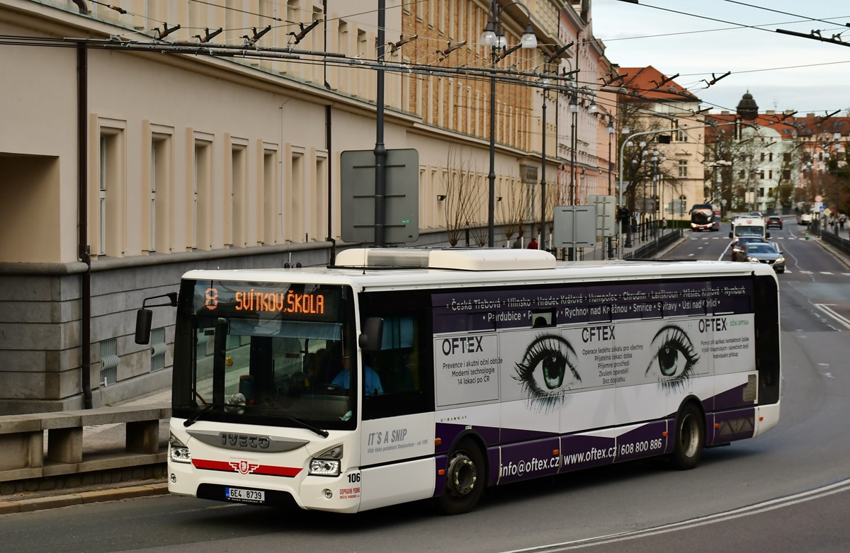 Pardubice, IVECO Urbanway 12M # 106