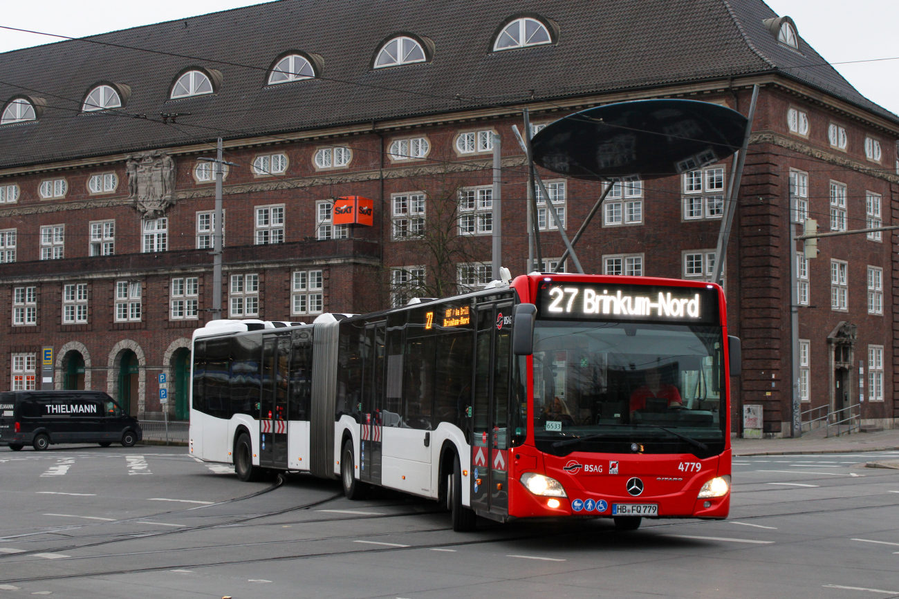 Bremen, Mercedes-Benz Citaro C2 G Hybrid # 4779