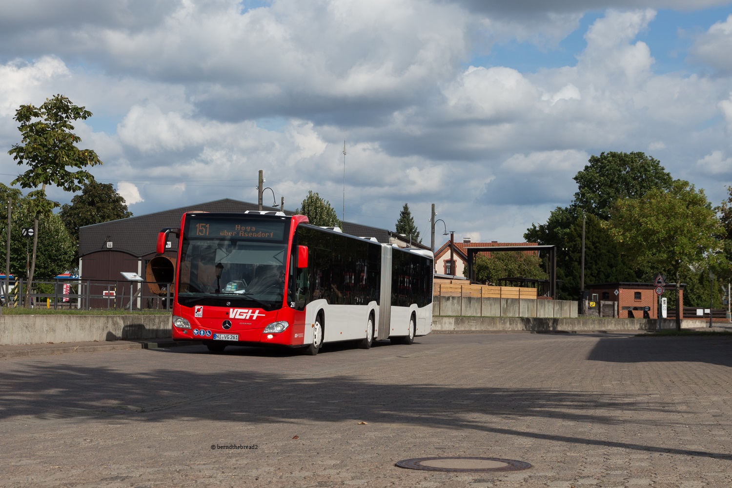 Nienburg (Weser), Mercedes-Benz Citaro C2 G # 261; Diepholz — Miscellaneous Photos
