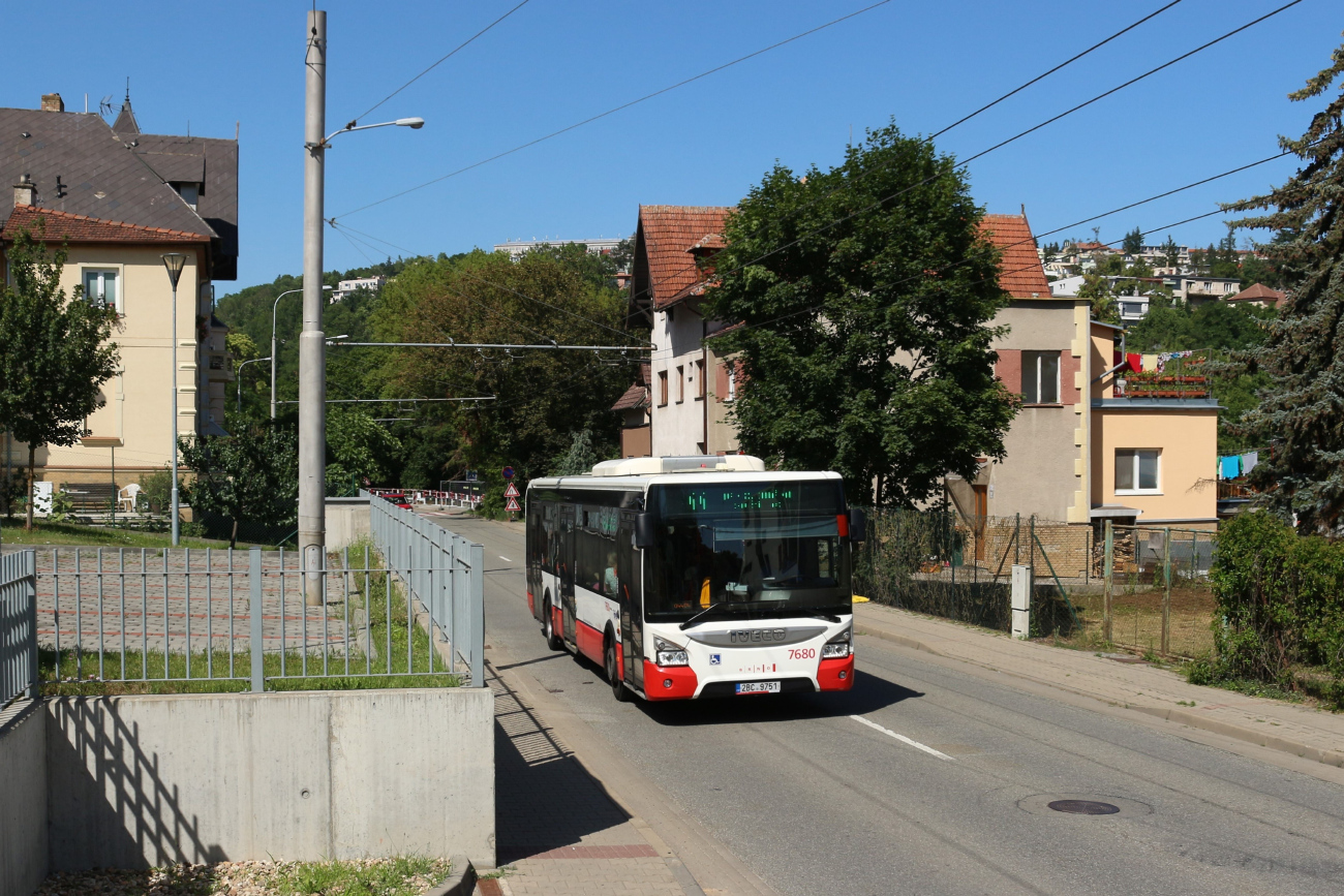 Brno, IVECO Urbanway 12M č. 7680