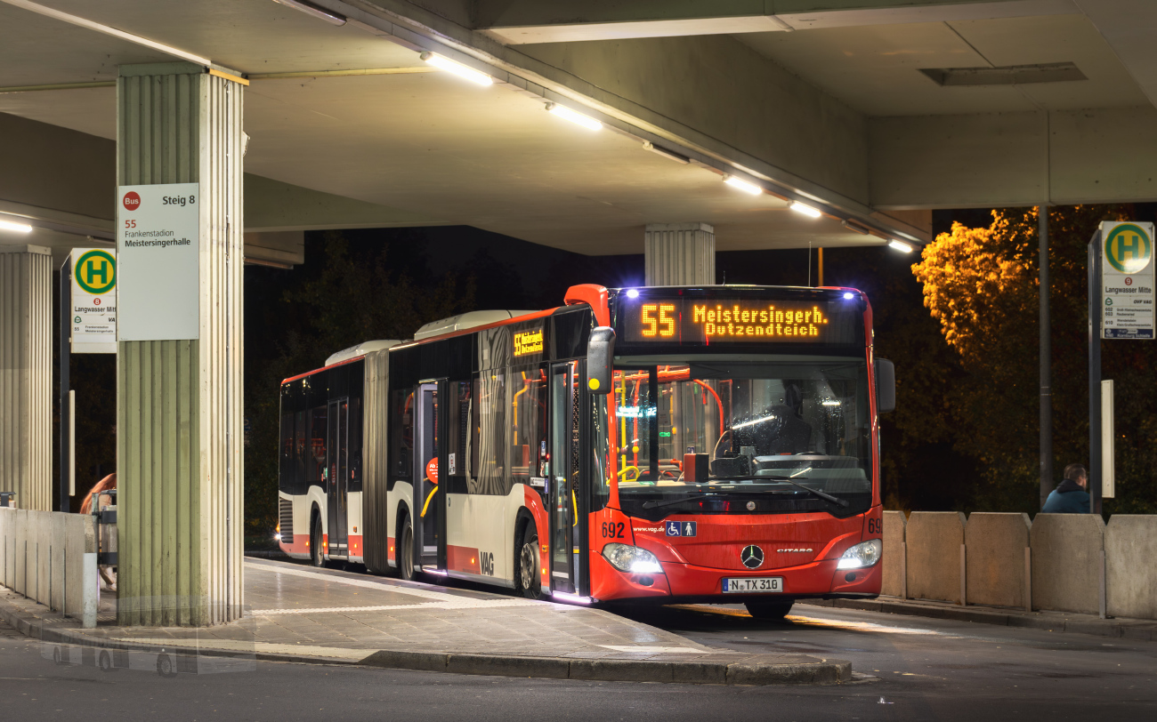 Nuremberg, Mercedes-Benz Citaro C2 G # 692