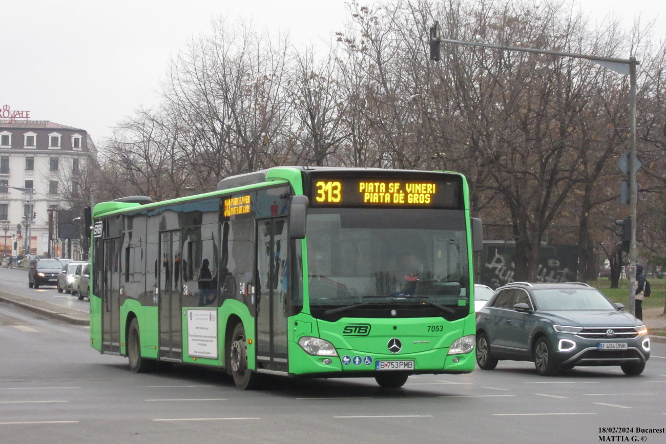 Bucharest, Mercedes-Benz Citaro C2 Hybrid nr. 7053
