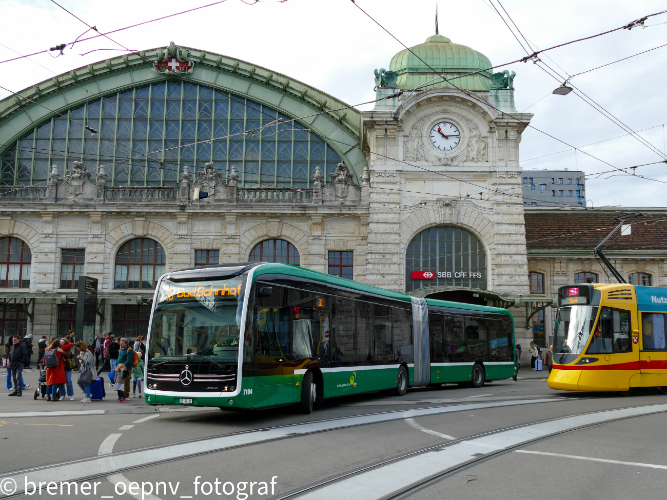 Basel, Mercedes-Benz eCitaro G # 7104