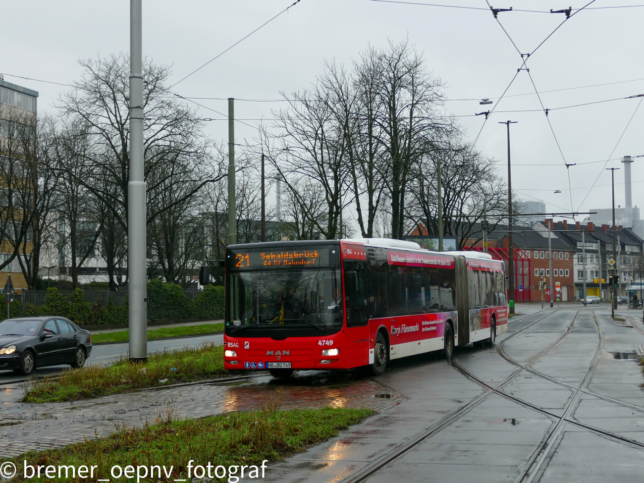 Bremen, MAN A40 Lion's City GL NG323 # 4749