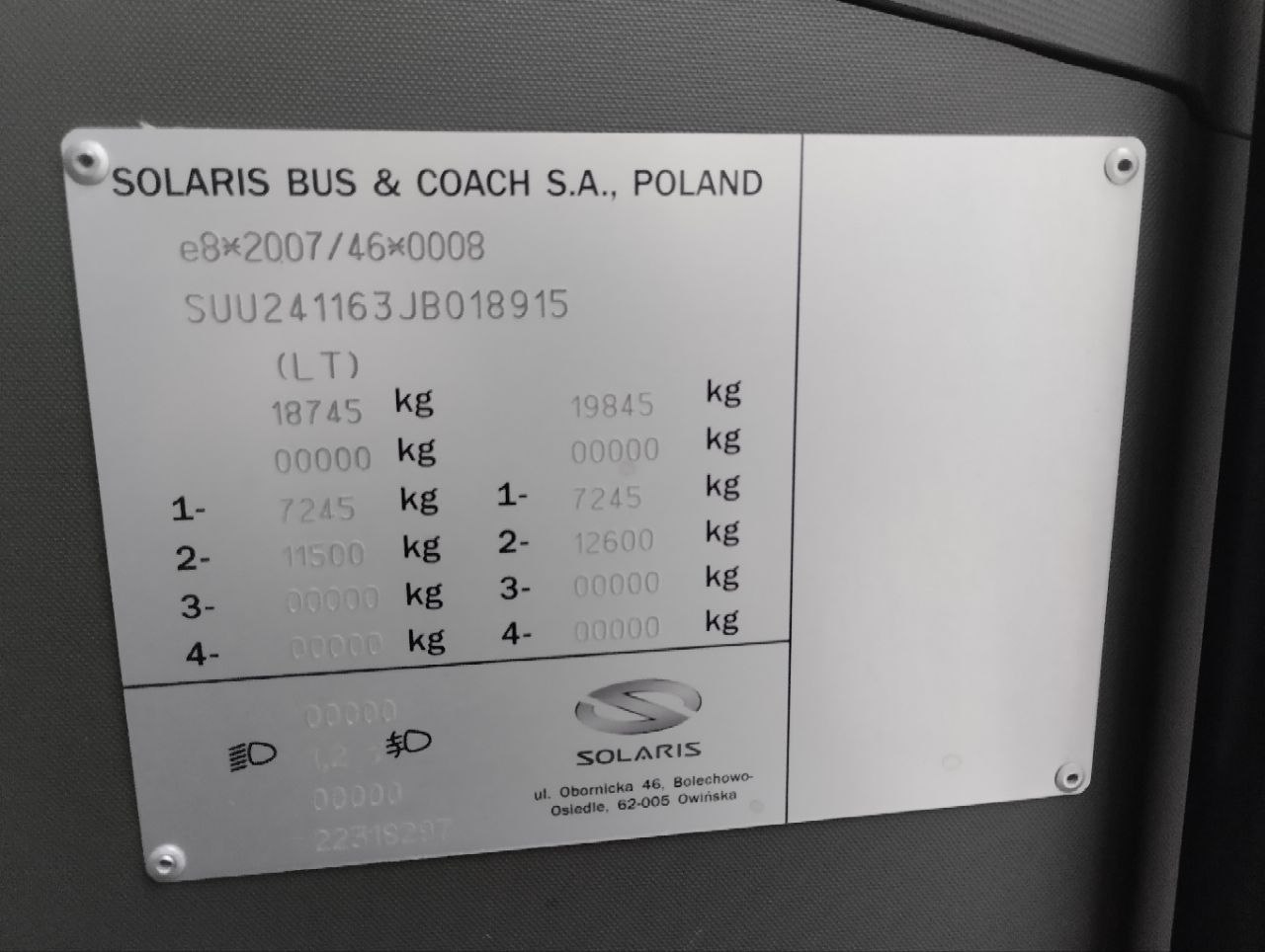 Вильнюс, Solaris Urbino IV 12 № 4135