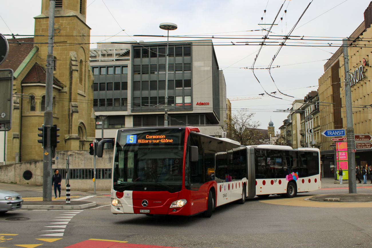 Fribourg, Mercedes-Benz Citaro C2 G # 567