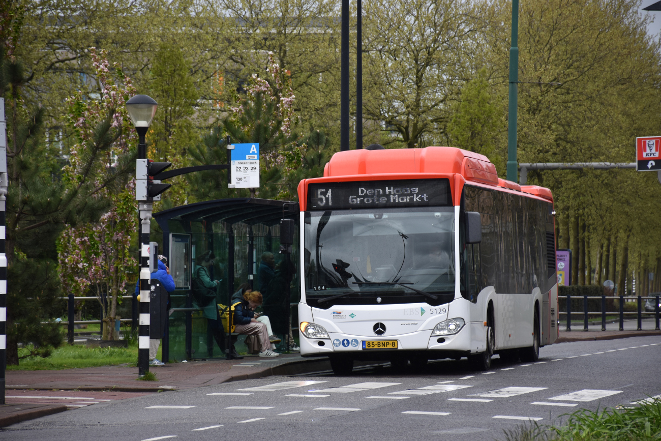 Den Haag, Mercedes-Benz Citaro C2 NGT Hybrid # 5129