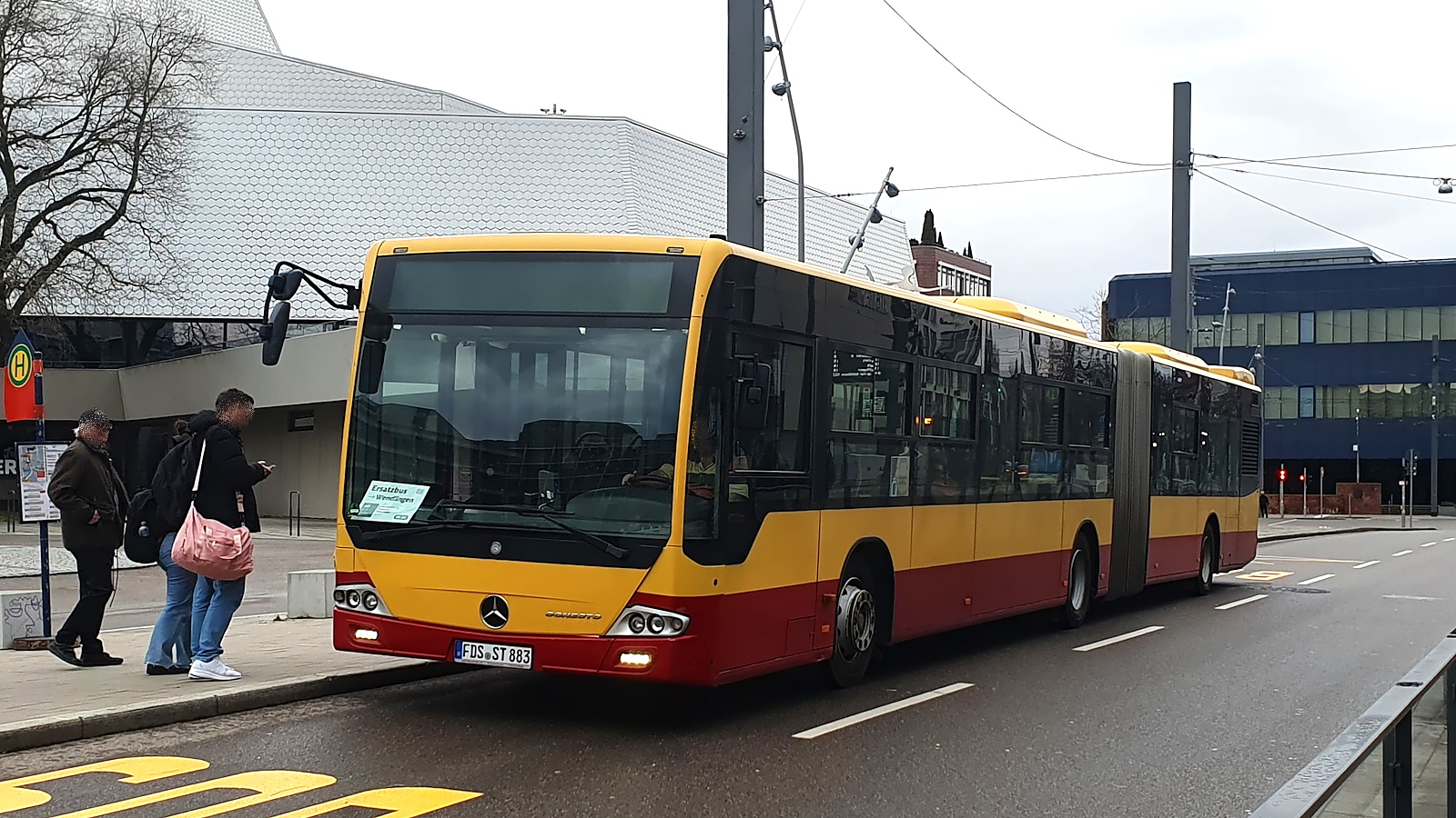 Freudenstadt, Mercedes-Benz Conecto II G # FDS-ST 883; Ulm — SEV Wendlingen — Ulm (Neubaustrecke)