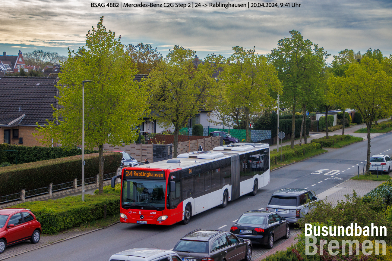 Bremen, Mercedes-Benz Citaro C2 G # 4882