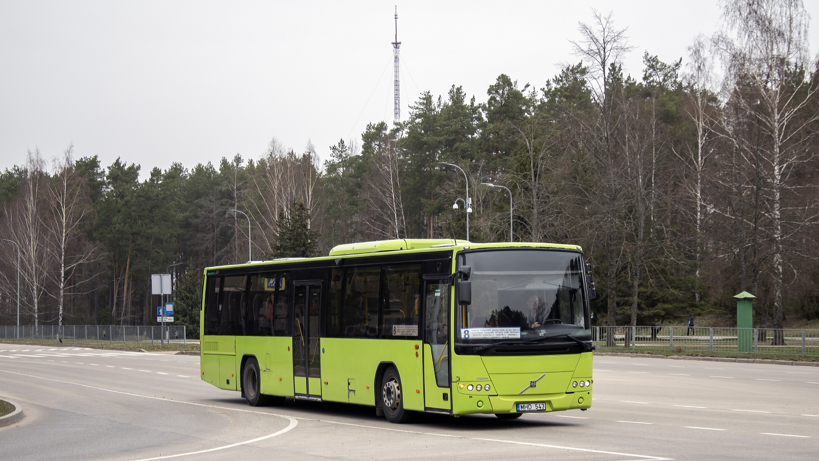 Visaginas, Volvo 8700LE # MHD 543