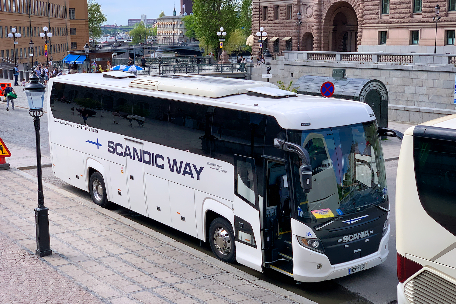 Helsinki, Scania Touring HD (Higer A80T) # UZP-415
