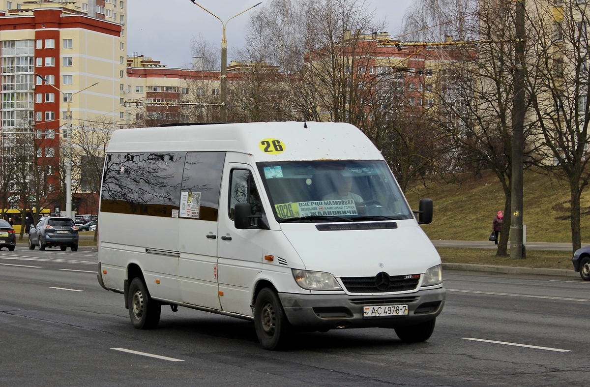 Minsk, Mercedes-Benz Sprinter 311CDI # АС 4978-7