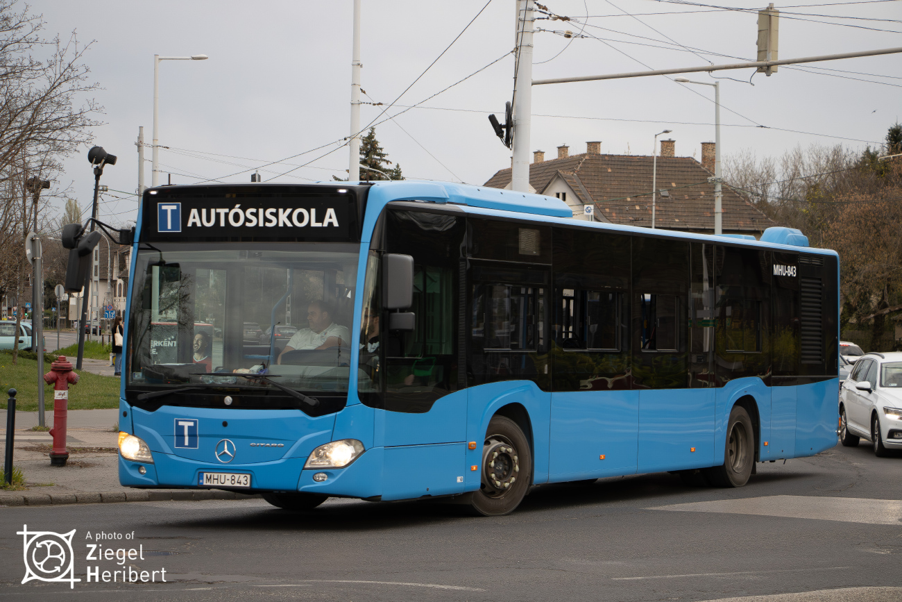 Budapest, Mercedes-Benz Citaro C2 nr. MHU-843