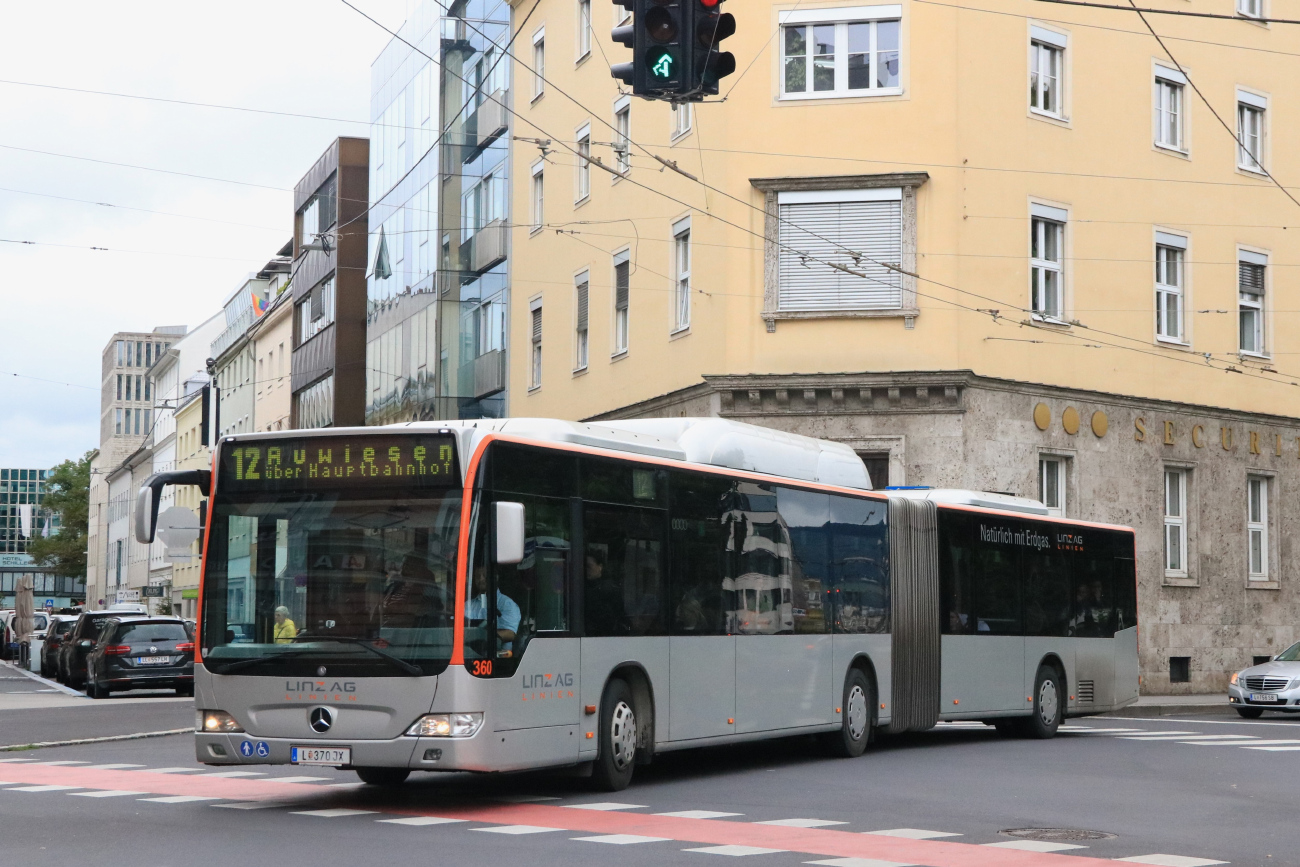 Linz, Mercedes-Benz O530 Citaro Facelift G CNG # 360