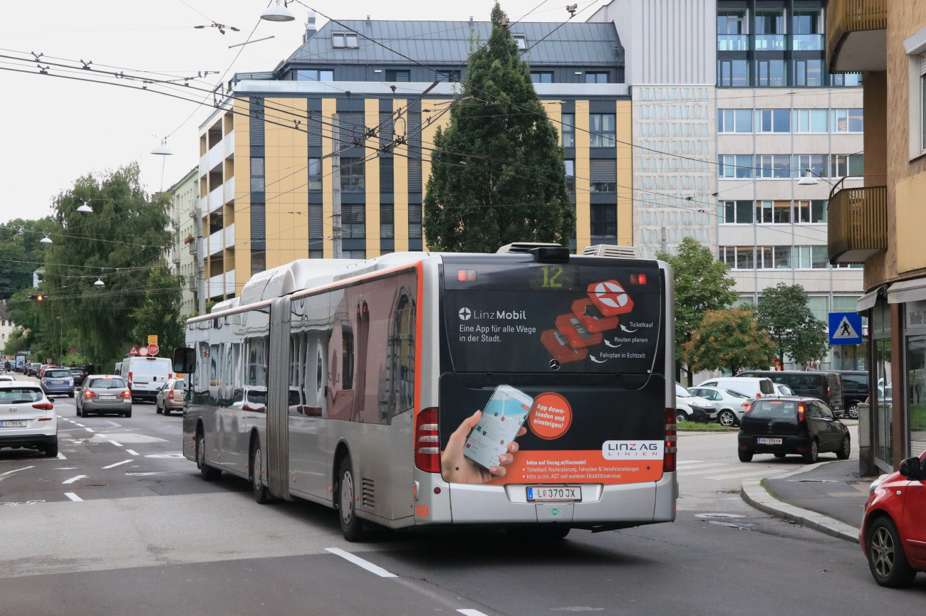 Linz, Mercedes-Benz O530 Citaro Facelift G CNG # 360