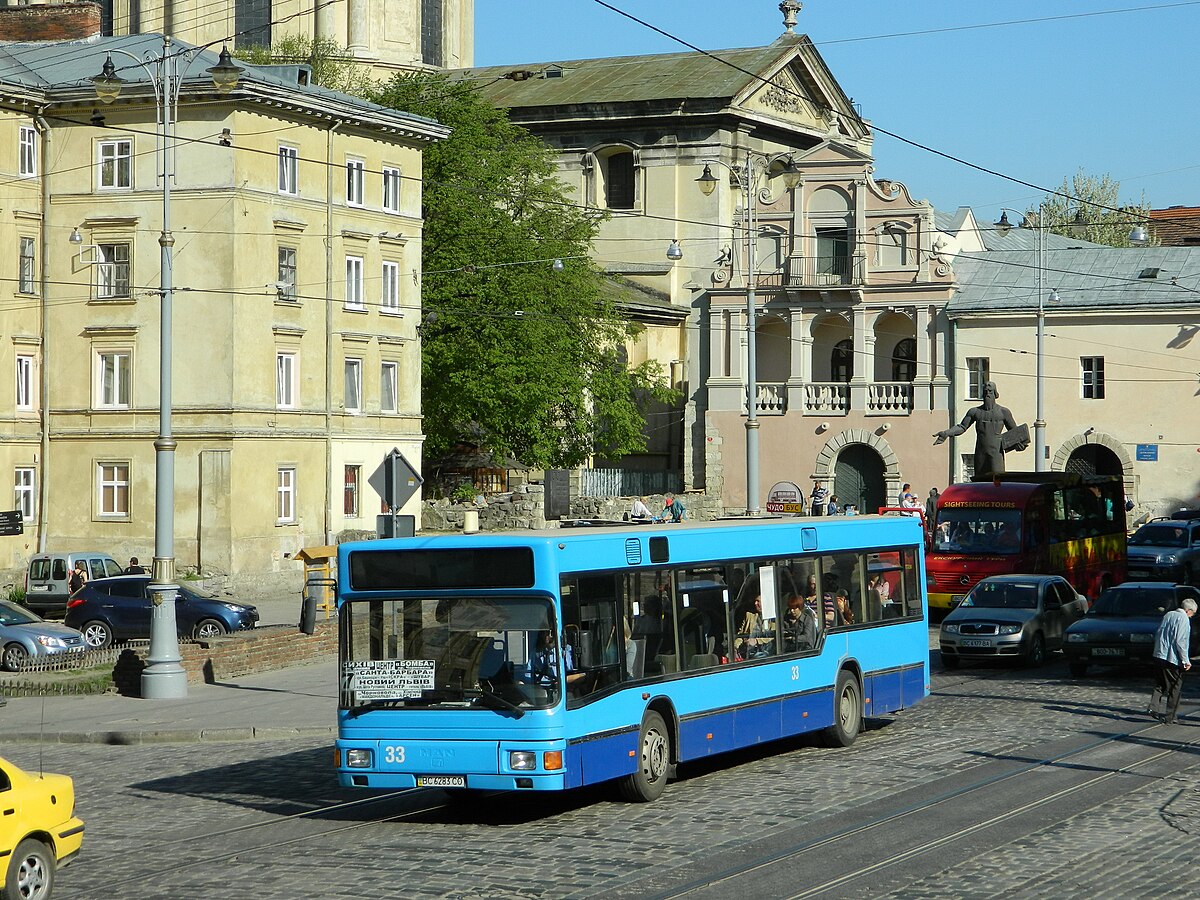 Lviv, MAN A10 NL202 nr. ВС 6283 СО