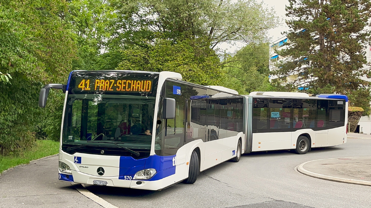 Lausanne, Mercedes-Benz Citaro C2 G # 570