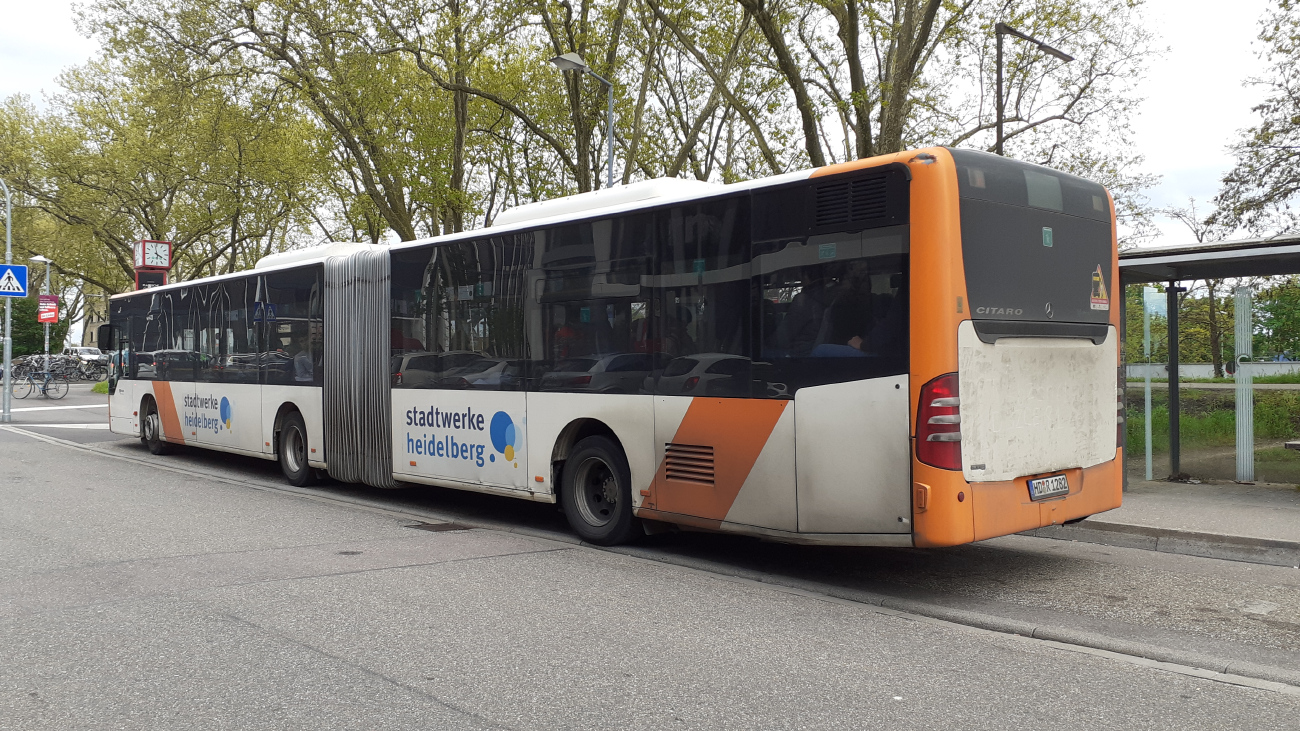 Heidelberg, Mercedes-Benz O530 Citaro Facelift G № 0842; Karlsruhe — SEV Karlsruhe <> Stuttgart (Residenzbahn)