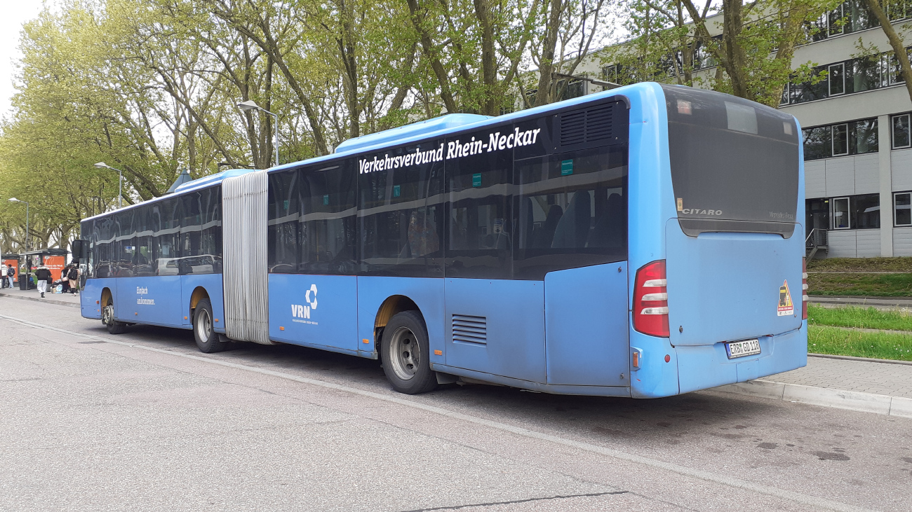 Erbach (Odenwald), Mercedes-Benz O530 Citaro Facelift G č. ERB-GD 118; Karlsruhe — SEV Karlsruhe <> Stuttgart (Residenzbahn)