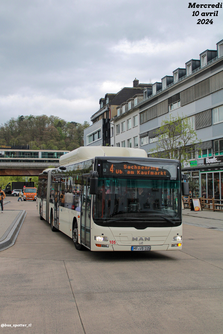 Марбург, MAN A40 Lion's City GL NG313 CNG № 105
