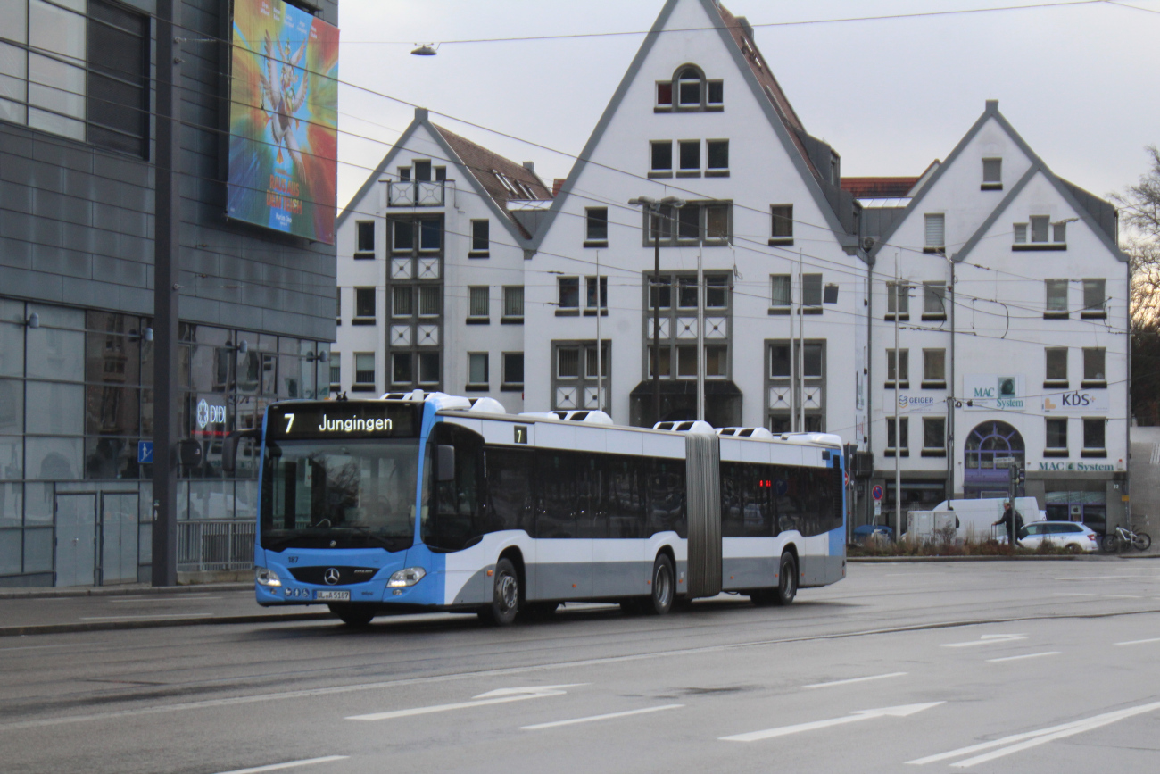 Ulm, Mercedes-Benz Citaro C2 G Hybrid # 187