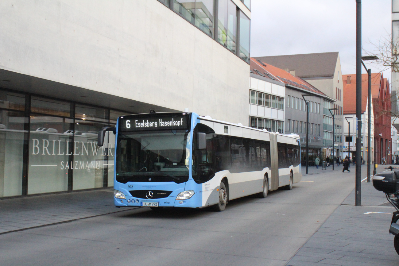 Ulm, Mercedes-Benz Citaro C2 G Hybrid # 992