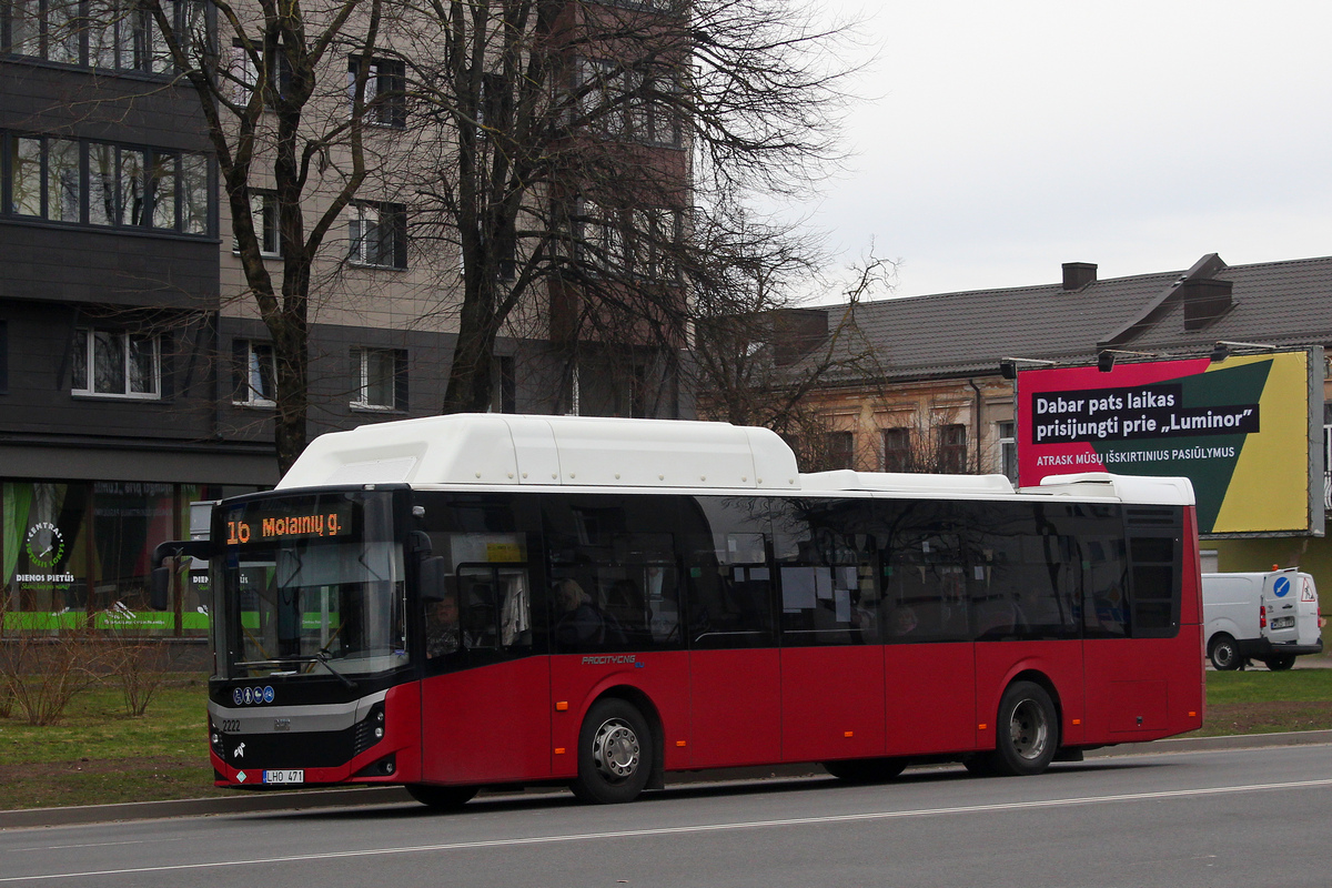 Panevėžys, BMC Procity 12 CNG # 2222