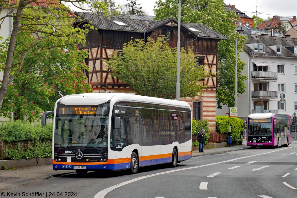 Wiesbaden, Mercedes-Benz eCitaro # 212