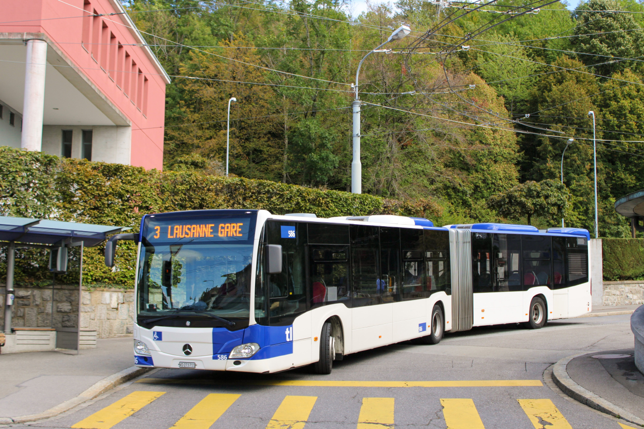 Lausanne, Mercedes-Benz Citaro C2 G № 586