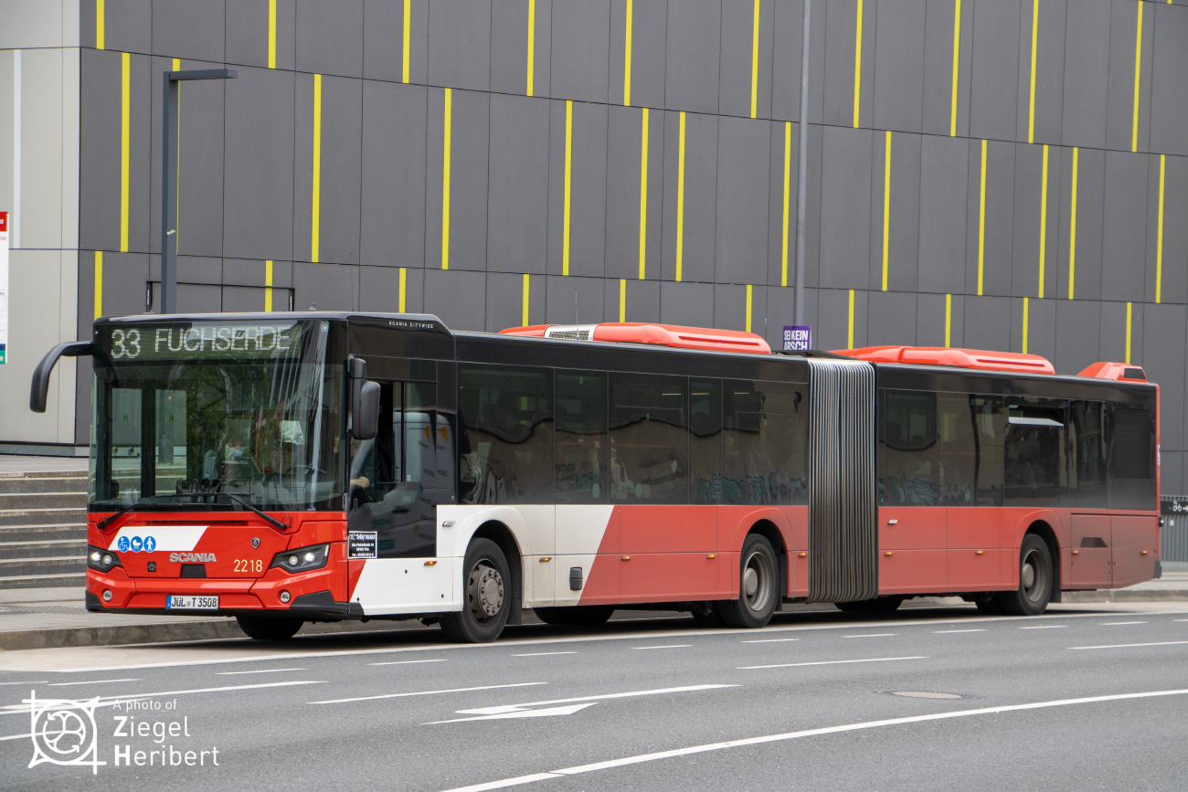 Düren, Scania Citywide LFA II 18M # 2218