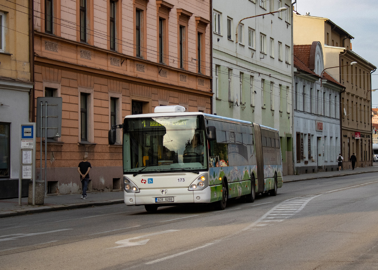 Ческе-Будеёвице, Irisbus Citelis 18M № 173