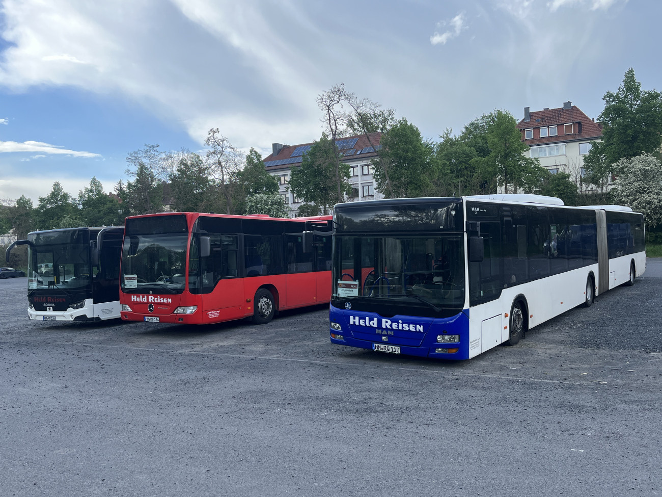 Hameln, MAN A23 Lion's City GL NG363 # HM-RQ 110; Hameln, Mercedes-Benz O530 Citaro Facelift G # HM-RQ 124; Hameln, Scania Citywide LFA II 18M # HM-RQ 136