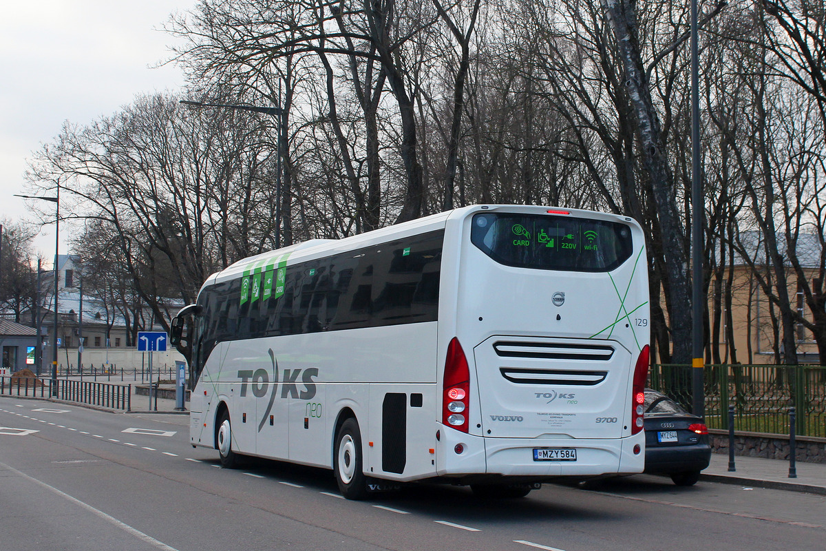Vilnius, Volvo 9700 12,4m (2018) No. 129