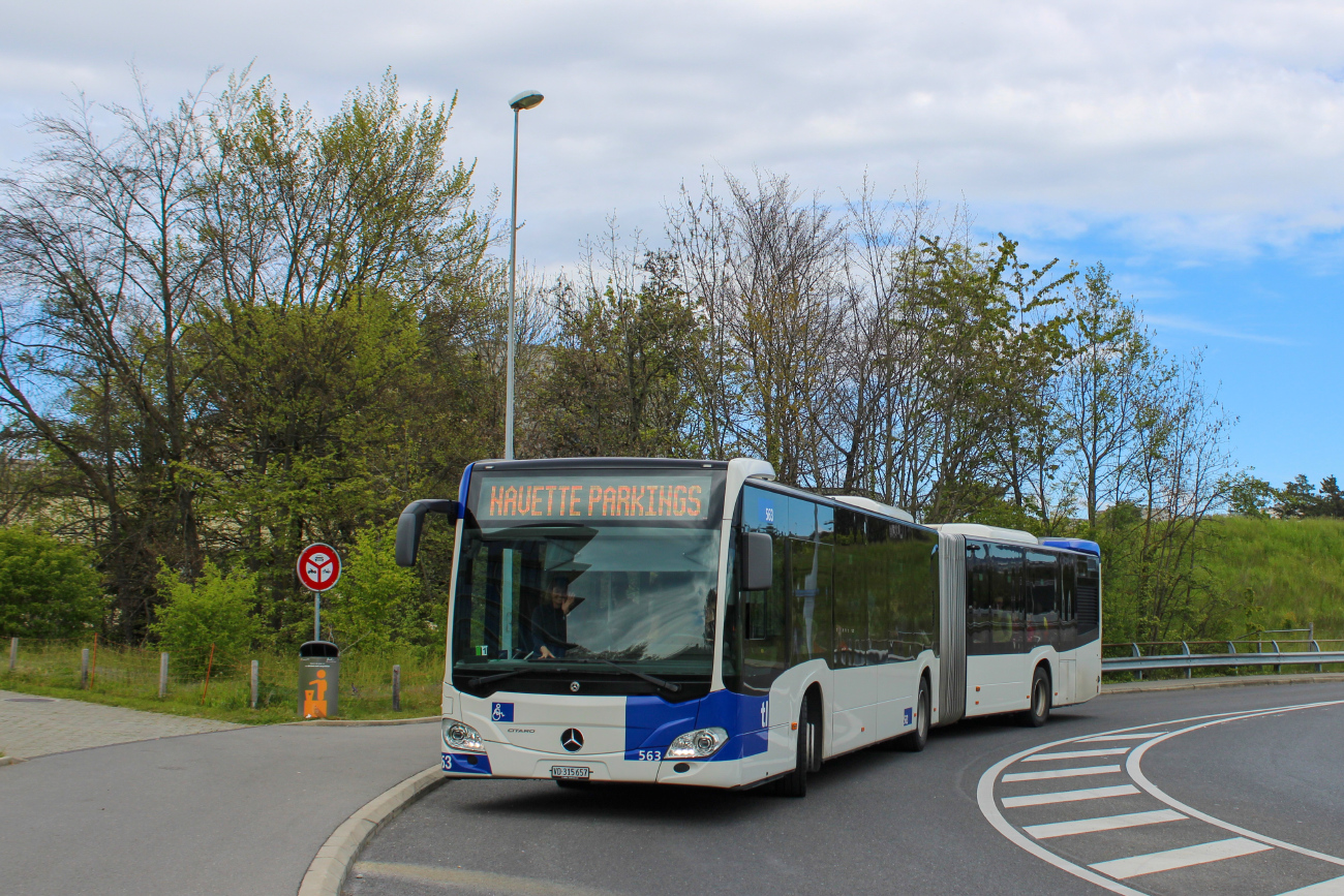 Lausanne, Mercedes-Benz Citaro C2 G № 563