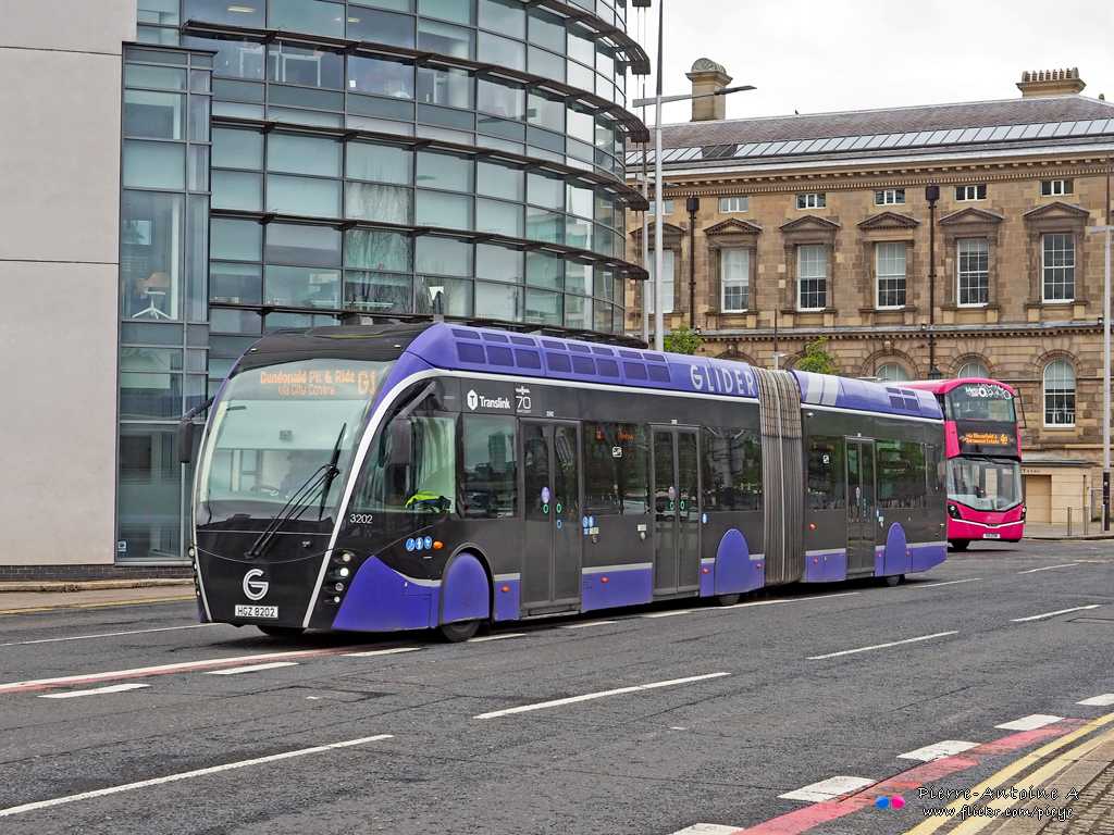 Belfast, Van Hool Exqui.City 18 Hybrid # 3202