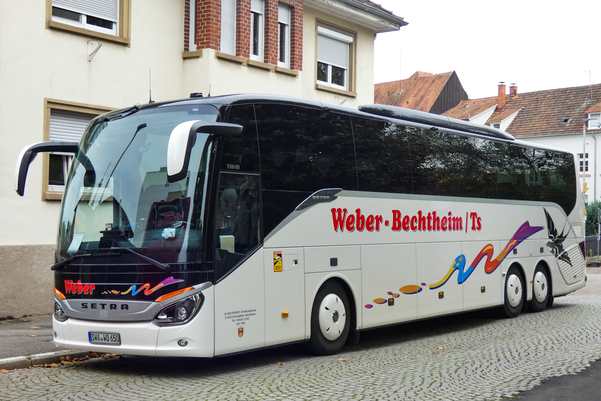 Bad Schwalbach, Setra S516HD/3 # SWA-WO 650; Offenburg — Busse zur Chrysanthema Lahr