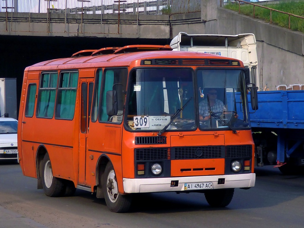 Obukhiv, ПАЗ-3205-110 (3205A1) # АІ 4967 АС