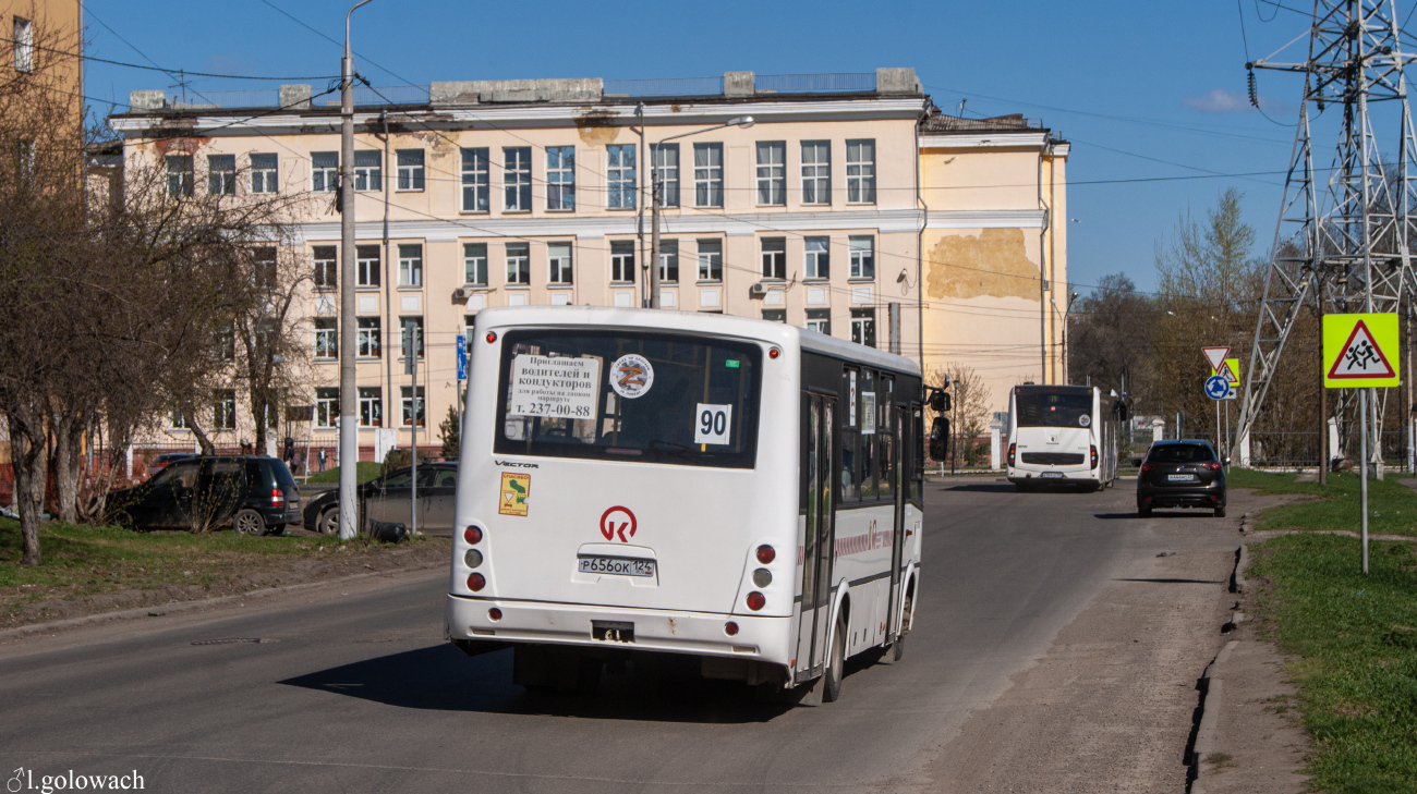 Krasnoyarsk, PAZ-320414-04 "Vector" (EP) # Р 656 ОК 124