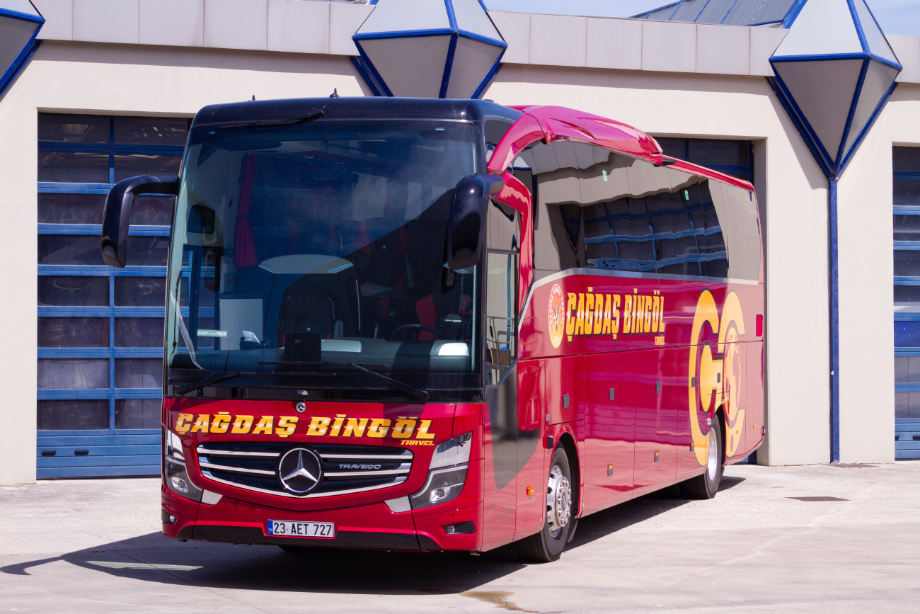 Bingöl, Mercedes-Benz Travego III 16SHD M/2 (Türk) # 23 AET 727