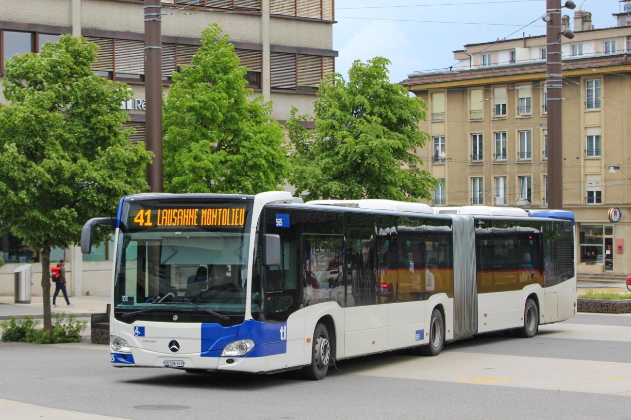 Lausanne, Mercedes-Benz Citaro C2 G č. 565