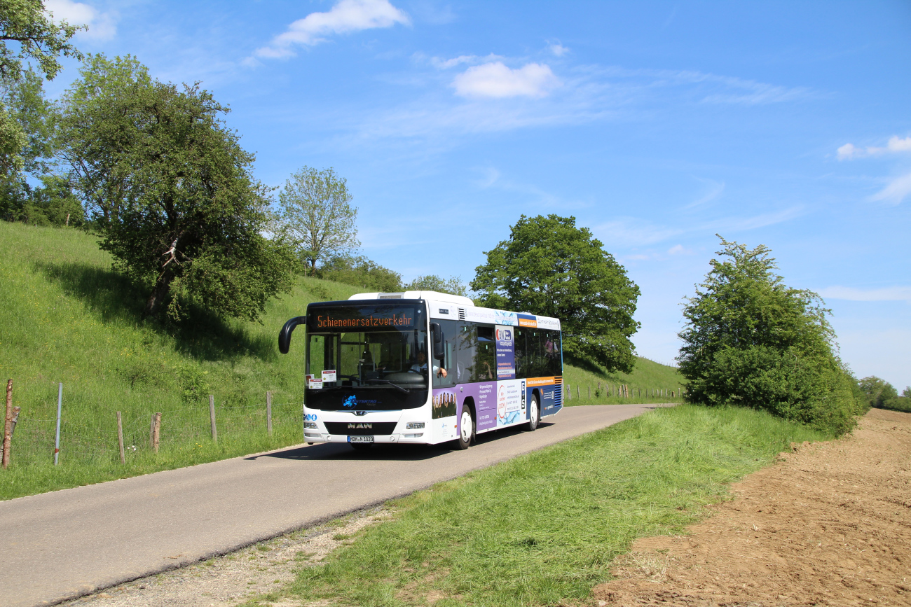 Heidenheim an der Brenz, MAN A78 Lion's City LE EL293 # HDH-N 1020