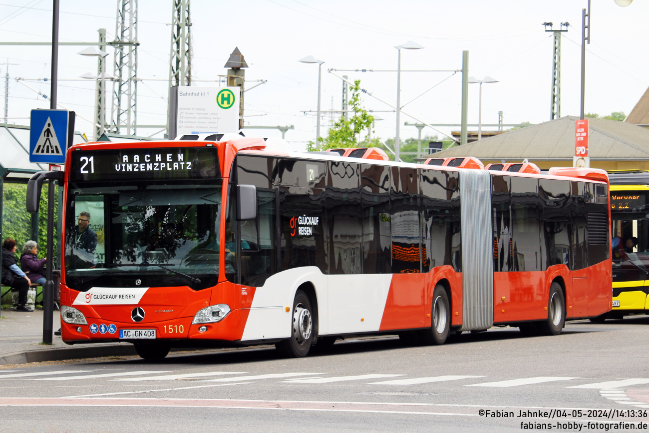 Aachen, Mercedes-Benz Citaro C2 G # 1510